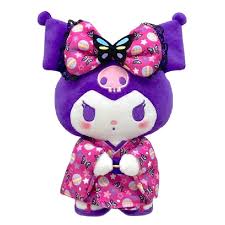 Nakajima Sanrio Plush Butterfly Kimono S Kuromi