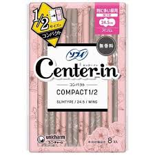 SOFY CENTER-IN COMPACT, FRAGRANCE FREE FOR HEAVY FLOW 8 PCS