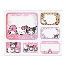 SANRIO VINYL STICKER SET - 2 TYPES