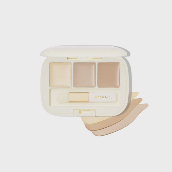 JUDYDOLL THREE SHADES CONCEALER PALETTE 01 FULL COVERAGE
