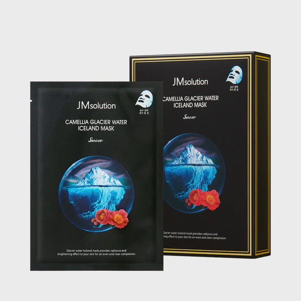 JM SOLUTION CAMELLIA GLACIER WATER ICELAND MASK 10 PCS