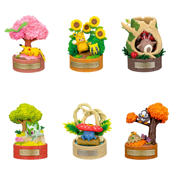 RE-MENT POKEMON A LITTLE TALE OF THE FOREST FIGURE COLLECTION