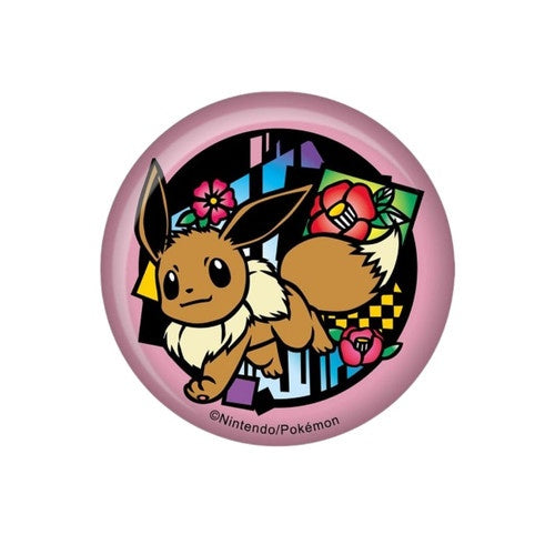 POKEMON:KIRIE SERIES WASHI CAN BADGE EEVEE