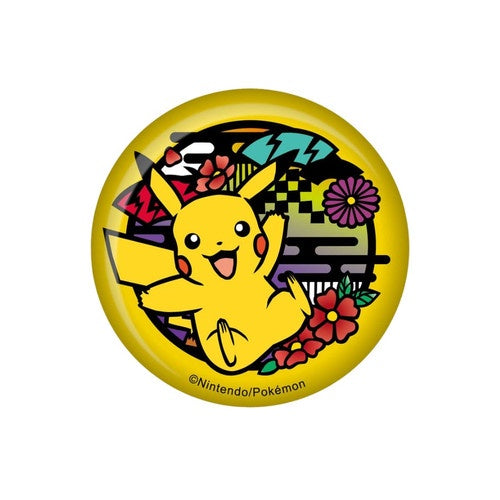 POKEMON:KIRIE SERIES WASHI CAN BADGE PIKACHU