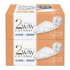 COTTON LAB 2-WAY COTTON 80 SHEETS X 2 PACK