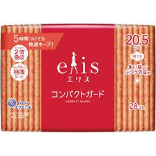 Elise Compact Guard (for heavy flow during the day to normal days) 28 sheets with wings