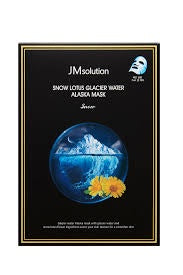 JM SOLUTION SNOW LOTUS GLACIER WATER ALASKA MASK 10 PCS