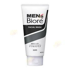 KAO MEN'S BIORE DOUBLE SCRUB FACE WASH 130G
