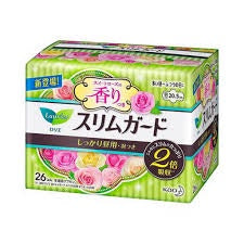 KAO LAURIER SLIM GUARD ROSE FIRM DAYTIME WITH WINGS 26 PACKS