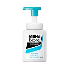 KAO MEN'S BIORE FOAM TYPE OIL CLEAR FACE WASH  150 ML