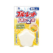 KOBAYASHI BLUELET DOBON DOUBLE TOILET TANK CLEANER COLORLESS GRAPEFRUIT SENT 120G