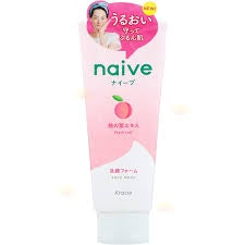 KRACIE NAÏVE FACIAL CLEANSING FOAM PEACH 130G