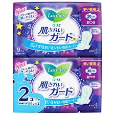 Laurier Skin Clean Guard 30cm Night Use 9pcs