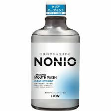 LION NONIO MOUTHWASH CLEAR HERB MINT 600ML
