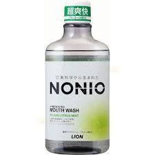 LION NONIO MOUTHWASH SUPCITRUS MINT 600ML