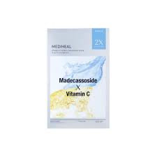 MEDIHEAL DERMA SYNERGY WRAPPING MASK MADECASSOSIDE X VITAMIN C 4PCS
