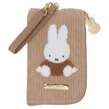 MIFFY CORDUROY KEYPASS CASE - BEIGE