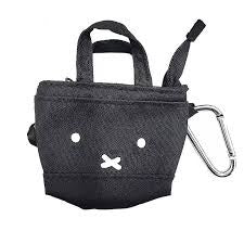 Miffy Miniature Keychain Bag Charm - Miffy : Tote Bag Face Black