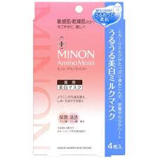 MINON AMINO MOIST WHITENING MASK 4PCS