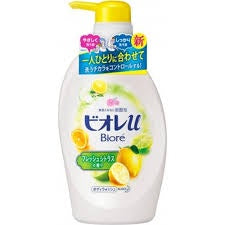 BIORE U Body Soap Pump Fresh Citrus 480ml