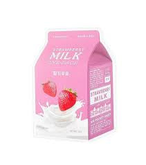 A'pieu STRAWBERRY MILK ONE-PACK FACE MASK 1PC