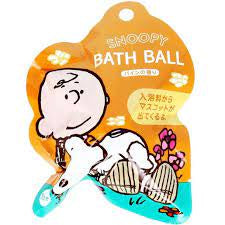SNOOPY CARTOON DOLL SHAPED BATH BALL BATH AGENT