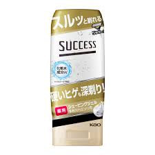 Kao Success Medicated Shaving Gel multi-blade razor for 180g