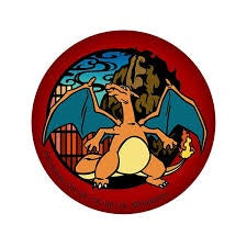 POKEMON:KIRIE SERIES WASHI CAN BADGE CHARIZARD