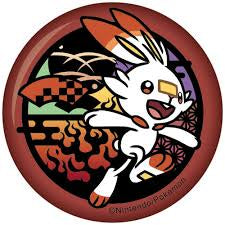 POKEMON:KIRIE SERIES WASHI CAN BADGE SCORBUNNY