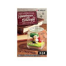 Re-ment Snoopy & friends Terrarium Happiness With Snoopy Surprise Box