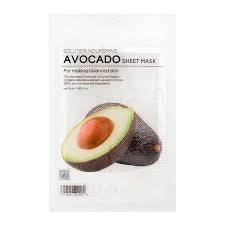 TENZERO SOLUTION SHEET MASK - #NOURISHING AVOCADO 1PC