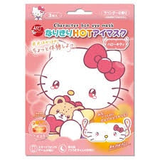 SANRIO Art Mask Narikiri HOT Eye Mask Hello Kitty 3pcs