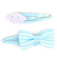 SANRIO CINNAMO HAIRPIN SET BLUE