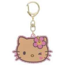 SANRIO Hello Kitty (Sunburn Series) Acrylic Key Holder Hibiscus