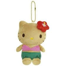 SANRIO Hello Kitty (Sunburn Series) Ball Chain Mascot Hibiscus