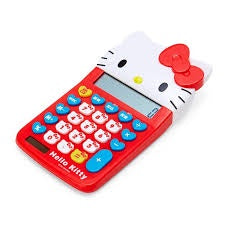 SANRIO HELLO KITTY FACE KEY CALCULATOR