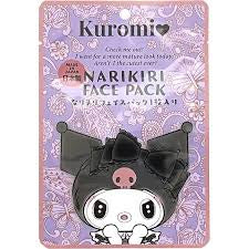 SANRIO KUROMI FACE MASK - ROSE SCENT 1PC
