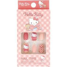 SANRIO Nail Tips Hello Kitty Check