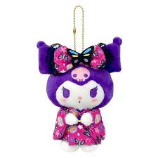 SANRIO Nakajima Kuromi Butterfly Kimono Mascot