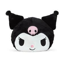 Sanrio Face Shaped Cushion (Medium) - KUROMI