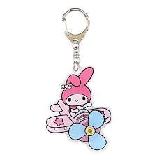 Sanrio Moving Acrylic Keychain Airplane My Melody