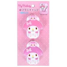 SANRIO TOOTHBRUSH CAP MY MELODY 2 CAPS