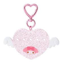 SANRIO Winged Heart Keychain My Melody Mai Pachi Run Series