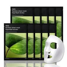 ABIB GUMMY SHEET MASK HEARTLEAF STICKER SET 10PCS