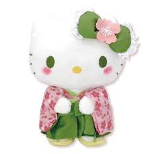 SANRIO Nakajima Sanrio Plush Doll Matcha Kimono S Hello Kitty