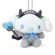SANRIO BABY DEVIL CINNAMOROLL PLUSH KEYCHAIN HOLDER