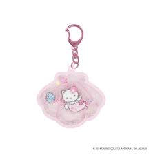 Sanrio Hello Kitty Mermaid Shaka Shaka Acrylic Key Holder Pink