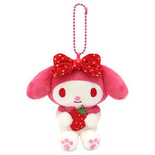 SANRIO MY MELODY 50TH ANNIVERSARY PINK DOT MASCOT KEYCHAIN