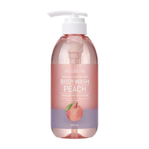 AROUND ME Perfume Vita Body Wash Peach 500ml