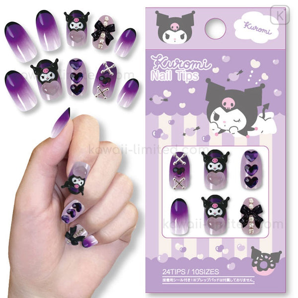 SANRIO Nail Tips Kuromi
